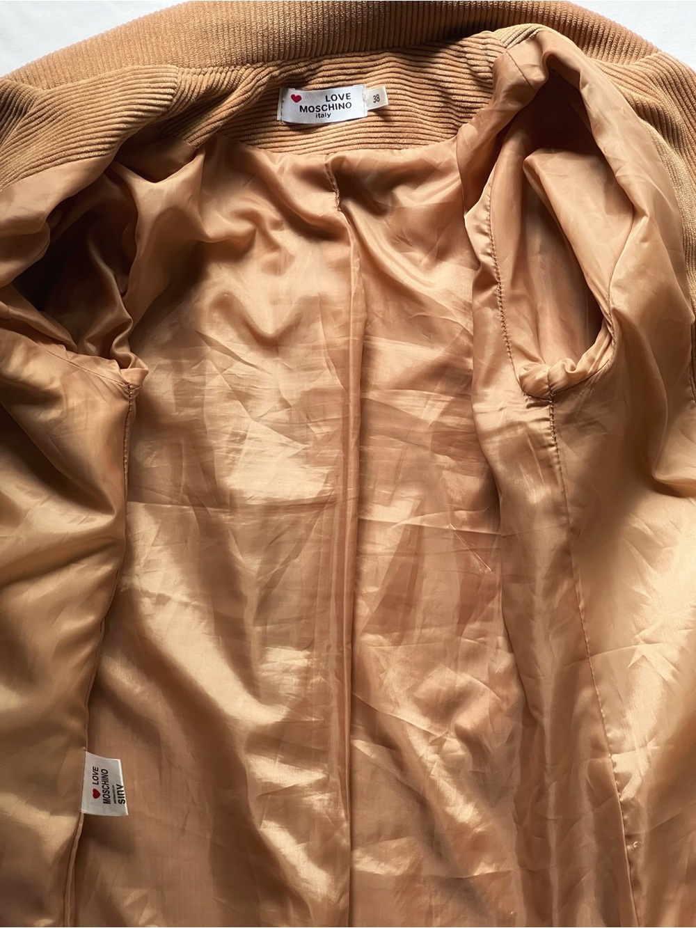 Love Moschino 2 pcs Vintage suit Cotton Corduroy size 38 - Picture 10 of 12